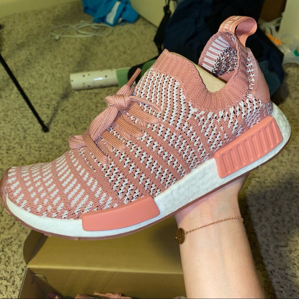 NWT- In box- ADIDAS NMD- Pink. 7.5 women’s!!